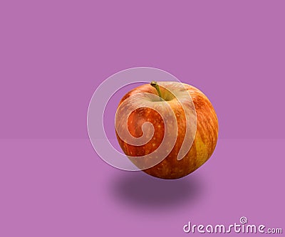 Apple Floating Stock Photo