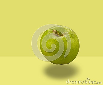 Apple Floating Stock Photo