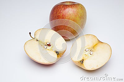 Apple fresh and full of vitamin Stock Photo