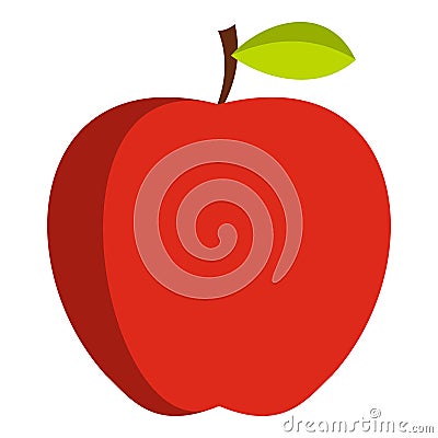 Apple icon isolated Vector Illustration