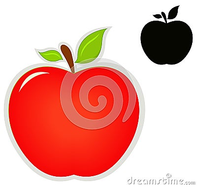 Apple icon Vector Illustration