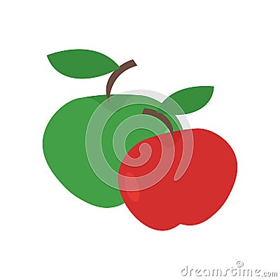 Apple icon vector sign and symbol isolated on white background, Apple logo concept Vector Illustration