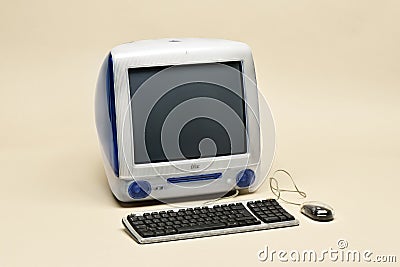 Apple iMac computer from 1998 Editorial Stock Photo