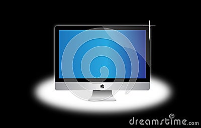 Apple imac desktop computer Editorial Stock Photo