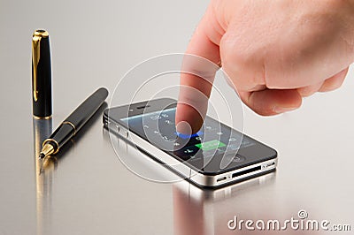 Apple iPhone 4s Editorial Stock Photo