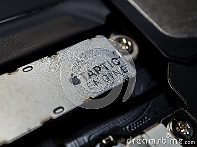 Apple iPhone Taptic Engine vibration module Editorial Stock Photo