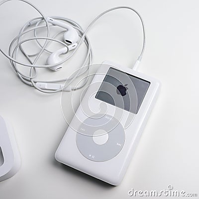 Apple iPod classic (4th Generation) Editorial Stock Photo