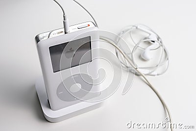 Apple iPod classic (4th Generation) Editorial Stock Photo