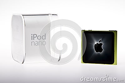 Apple iPod Nano Editorial Stock Photo