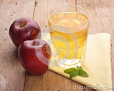 Apple juice Stock Photo