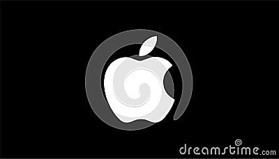 Apple Logo Editorial Vector Illustration Editorial Stock Photo