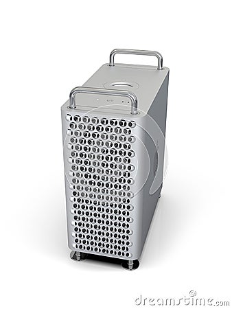 Apple Mac Pro 2019 desktop computer, high angle vertical Editorial Stock Photo