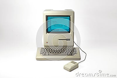 Apple Macintosh 128k Editorial Stock Photo