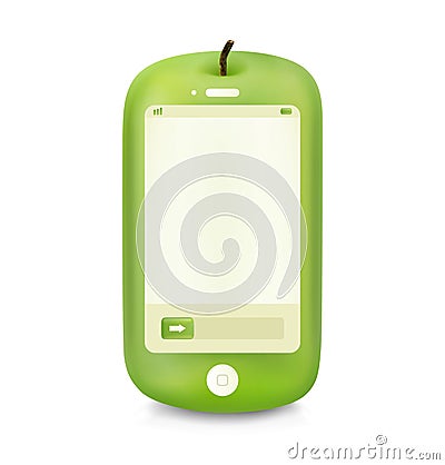 Apple phone Vector Illustration