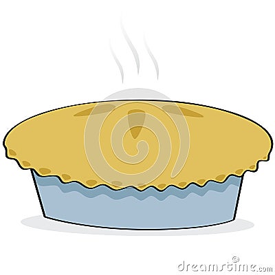 Apple pie Vector Illustration