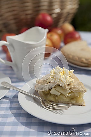 Apple pie Stock Photo