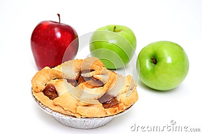 Apple Pie For One Stock Photo