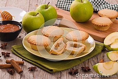 Apple pies. Stock Photo