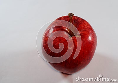 Apple, red fruit that is healthy for a good lifestyle. Natural product full. Stock Photo