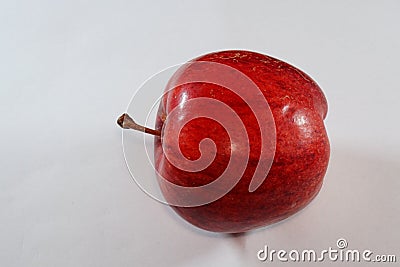 Apple, red fruit that is healthy for a good lifestyle. Natural product full. Stock Photo