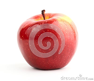 Apple red. Isolated Stock Photo