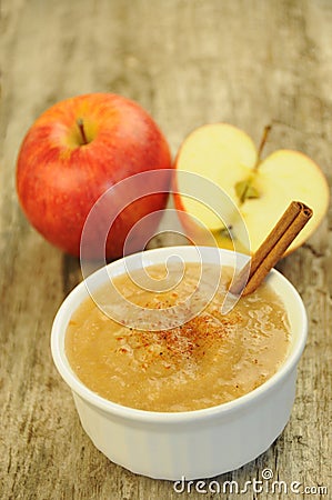 Apple Sauce Stock Photo