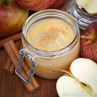 Apple sauce Stock Photo