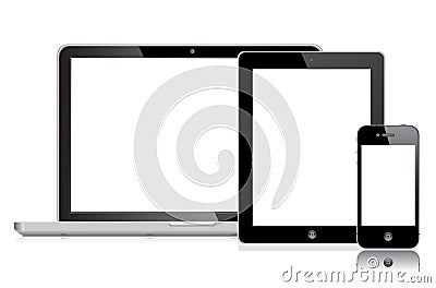 Apple screen Vector Illustration