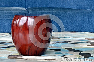 Apple shaped chair Stock Photo