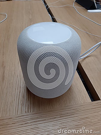 Siri Homepod Editorial Stock Photo