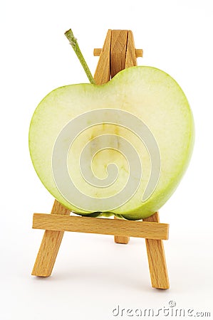 Apple slice Stock Photo