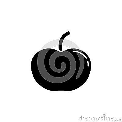 Apple solid icon Vector Illustration