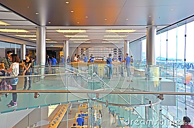 Apple store hong kong Editorial Stock Photo