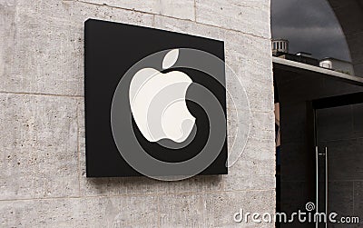 Apple Store logo Editorial Stock Photo