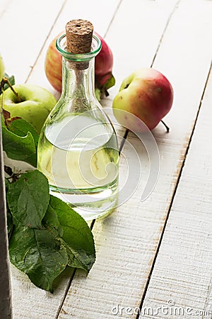 Apple vinegar Stock Photo