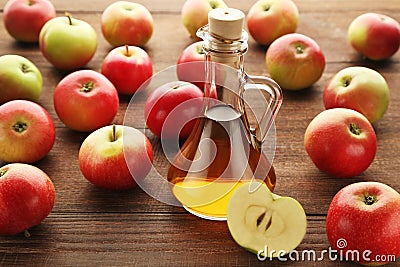 Apple vinegar Stock Photo