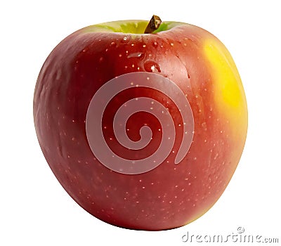 Apple vitamin and health fruit. Simple image with eco product Stock Photo