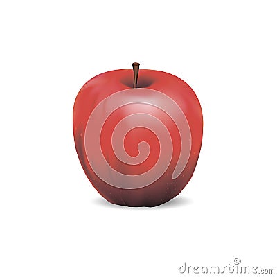 Apple on a white background Stock Photo