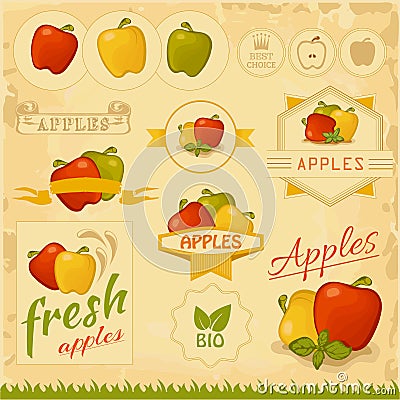 Apples Vector Illustration