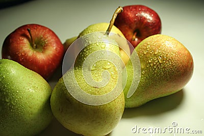 apples & pears Stock Photo