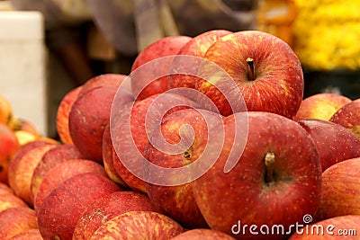 Apples for sale Stock Photo