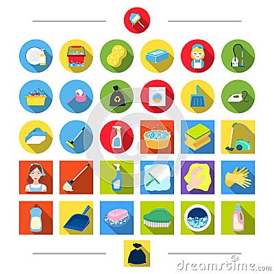 Appliances, equipment, hygiene and other web icon in cartoon style. Del, girl, tools, icons in set collection. Vector Illustration