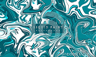 Liquid Paint Marbling. Applicable for design cover, presentation, invitation, flyer, poster and business card, desing packaging. M Vector Illustration
