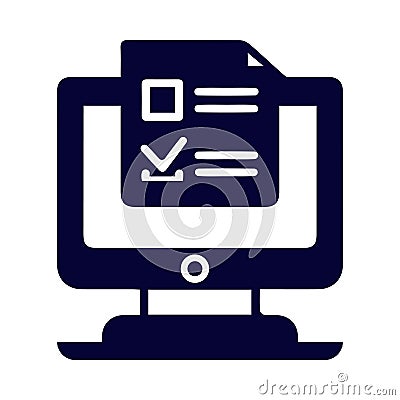 Application, infographic, computer, webpage, website, website infographic icon Vector Illustration