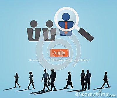 Application Occupation Profession Job Seeker Concept Stock Photo