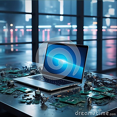 Application of smartphone with business graph and analytics data on isometric mobile phone.Analysis trends. Stock Photo