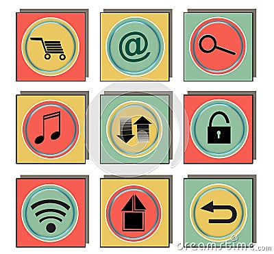 Applications icon Stock Photo