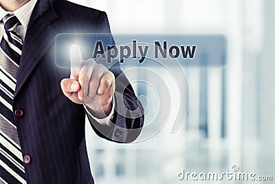 Apply Now Stock Photo