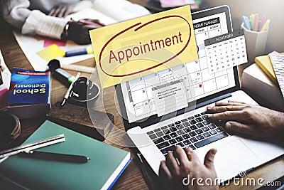 Appointment Planner Schedule Planning To Do List Concept Stock Photo