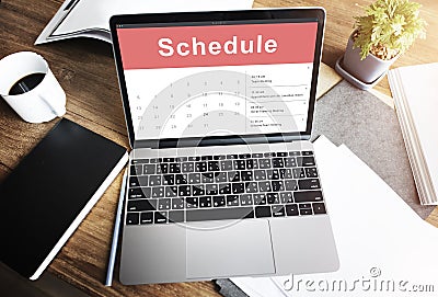 Appointment Schedule Calendar Event Meeting Concept Stock Photo